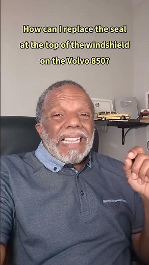 How do I repair the top windshield seal on the Volvo 850? #askrobertdiy #volvoforlife #volvo850