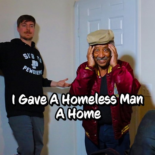 I Gave A Homeless Man A Home | MrBeast