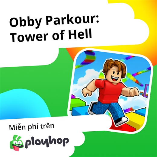 Obby Parkour: Tower of Hell: Chơi trực tuyến miễn phí trên Playhop