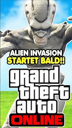👽 ALIEN INVASION startet BALD in GTA 5 ONLINE !! 👽 #gta #gtaonline #wfg #shorts
