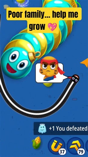 “Smart Killer Gameplay! Giant Worms Can’t Stop Me 💥🐍” #wormszone #gaming