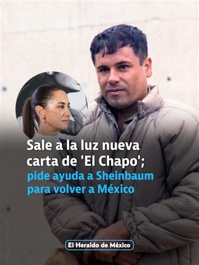 Recientemente se informó que Joaquín Guzmán mandó una carta a la presidenta Claudia Sheinbaum para pedir su regreso a México. ¿Qué opinas de esto? Te leemos en comentarios. #ClaudiaSheinbaum #seguridad #JoaquínGuzmán