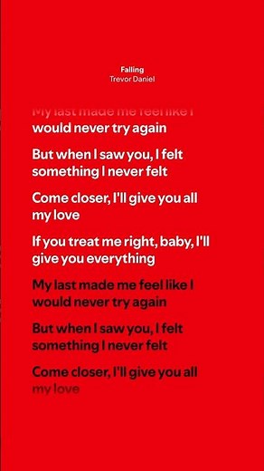 Falling - Trevor Daniel (Lyrics)