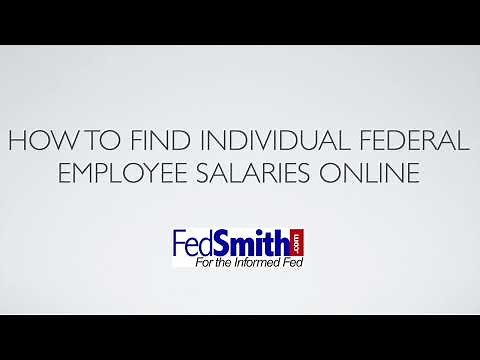 How to Find Federal Employees' Salaries by Name
