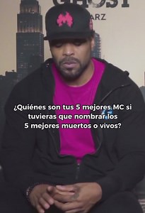 Who are your top 5 MC's dead or alive? | Method Man