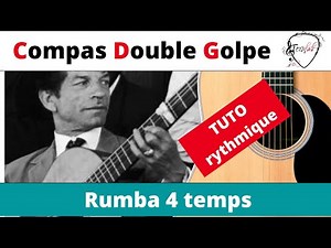Rythmique Compas - Double Golpe - rumba gitane [Tuto guitare facile Terafab]