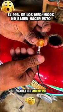 Coloque un foco dentro del tanque de mi moto para iluminar el interior