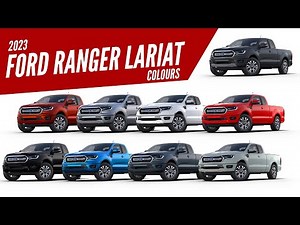 2022 Ford Ranger Lariat Truck - All Color Options - Images | AUTOBICS