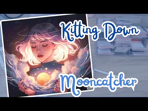 KITTING DOWN "Mooncatcher" from by Bearbrickjia from Diamond Art Club