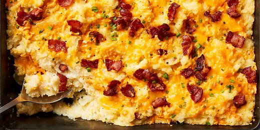 This Loaded Mashed Potato Bake Is A Holiday Side Must-Make