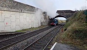 Video from Matthew Wilson of Steam Loco 171 running round the train at Maynooth today. | Railway Preservation Society of Ireland - Dublin Operations