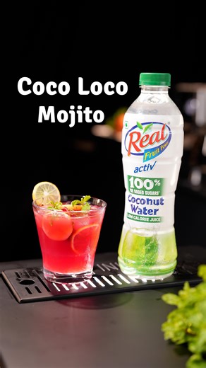Abhinay Gupta | Chef on Instagram: "Coco Loco Mojito Is Here ❤️ Perfect mocktail for your weekends, It’s yummyyy & super refreshing all thanks to Réal Activ Coconut Water. Get yours from any app or local store :) For written recipe check comments below and don’t forget to like share and save this video for your future reference:) #Refreshwithréal #sipsmartfeelgood #Réalactivlove #coconutwater #mojito #hydratrehustle"