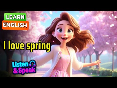 I Love Spring 🌸 🌿 Improve Your English | English Listening Skills - Speaking Skills
