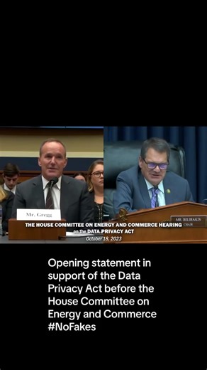 I recently had the privilege to testify in front of the house committee on energy and commerce and support of the important data privacy act. This is my opening statement.