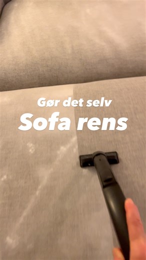 Kamilla Friis | Gør-det-selv sofa-rens. Hurtig opfrisker af sofa 🌪️ Jul og nytår er vel overstået - trænger din sofa til at blive frisket lidt op, så får... | Instagram