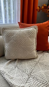 261K views · 5.6K reactions | How is this pillow? I liked it very much. One of my favorite colors this year is orange. What is your favorite color in home decor? I have tutorial on my channel with subtitles. #crochet #croche #cushion #pillow #knitting #örgü #dantel #yastık | Fatma hobby | Facebook