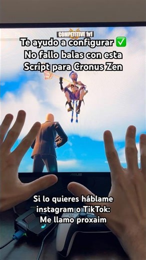 🎯 AIMBOT FORTNITE 🔥 La mejor script para Cronus Zen ps5 Xbox pc mejor configuración y sensibilidad