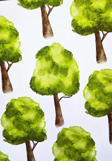 How to draw an easy tree on procreate with this quick and easy beginner digital art procreate tutorial 🌳🌳 What im using: 🎨 the watercolour brushes and canvas are part of the realistic watercolour brush set for procreate available on my website 🩷 . . #procreate #digitalart #drawingtutorial #tree #howtodraw