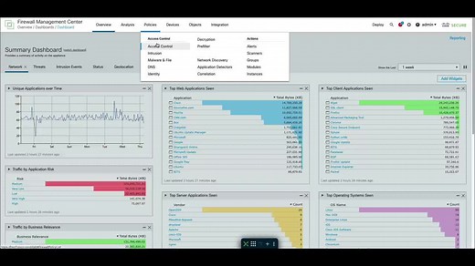 Firewall Management Center Demo - Cisco Video Portal