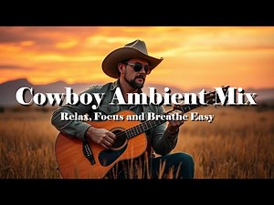 Cowboy Ambient Music 🎶 Peaceful Western Sounds for Relaxation & Focus