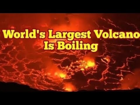 World's Largest Volcano Lake Is Boiling With Lava, Mount Nyiragongo