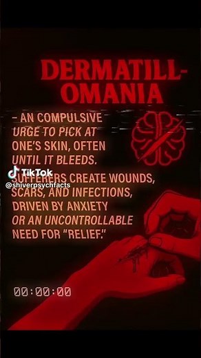 Dermatillomania: Skin-Picking Disorder | Disturbing Psychology Fact #107 #horror