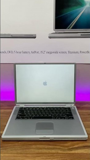 Apple PowerBook G4 Titanium Startup Chime Boot ASMR #macintosh #apple #vintagetech #foryou #asmr