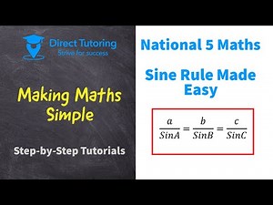 How to Solve the Sine Rule Easily. National 5 Maths