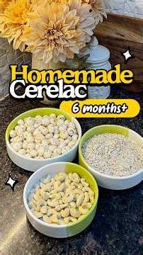 👶 Homemade Cerelac Recipe | 6 months plus baby food | Baby weight gain cerelac #babyfood #cerelac