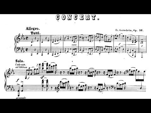 Friedrich Gernsheim - Piano Concerto in C Minor, Op.16
