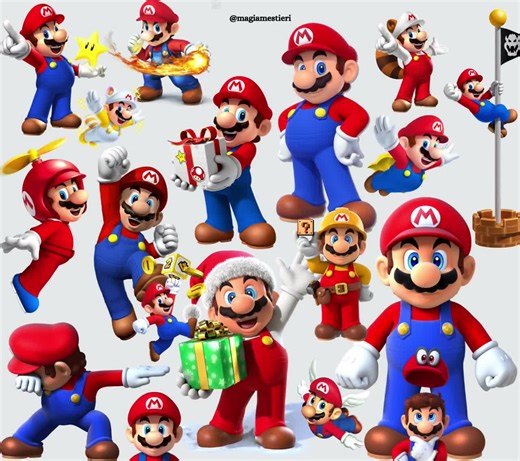 Super Mario PNG 110 Bundle, Digital Art, Mario PNG, Clipart Mario, Cricut & Silhouette, Super Mario SVG, Instant Download, Birthday Party - Etsy