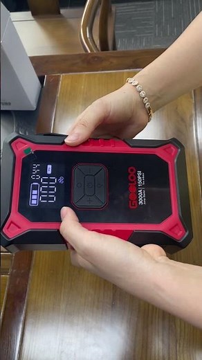 GOOLOO new product A3 Portable Car Jump Starter with Air Compressor,50% off,$64.99