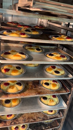 Can’t resist the soft, pillowy sweet dough filled with lots of fruit. We like to add some of our homemade icing to take it over the top. Coffee in on hand, strudel in the other. See you soon friends❤️ Open Tuesday 9am-4pm 📍4522 220th Trail, Amana, IA 52203 #handmadewithlove #bakery #coffee #kolaches #amanacolonies | Amana Colonies Bakery and Cafe