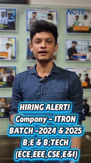 🔥 ITRON Firmware Testing #Hiring graduate Follow us and Check comment to get the application l