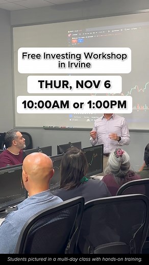 👉 𝗔𝘁𝘁𝗲𝗻𝗱 𝗧𝗵𝗲 𝗙𝗥𝗘𝗘 𝗜𝗡-𝗣𝗘𝗥𝗦𝗢𝗡 𝗧𝗿𝗮𝗱𝗶𝗻𝗴 𝗪𝗼𝗿𝗸𝘀𝗵𝗼𝗽! ✅ Two-hour live workshop at one of our education centers ✅ Weekly stock trade samples from some of our most popular instructors ✅ Trading QuickStart Kit packed with 𝟭𝟬 𝗺𝗶𝗻𝗶-𝗹𝗲𝘀𝘀𝗼𝗻𝘀 𝗼𝗻 𝗱𝗶𝗴𝗶𝘁𝗮𝗹 𝗮𝘀𝘀𝗲𝘁𝘀, 𝘀𝘁𝗿𝗮𝘁𝗲𝗴𝘆 𝗮𝗻𝗱 𝗺𝗼𝗿𝗲 👉 Do you think Wall Street uses the news and tips from their brother-in-law to decide when to buy and sell? 👈 𝗝𝗼𝗶𝗻 𝘂𝘀 𝗳𝗼𝗿 𝗮 𝗳𝗿𝗲𝗲 𝗶𝗻𝘁𝗿𝗼 