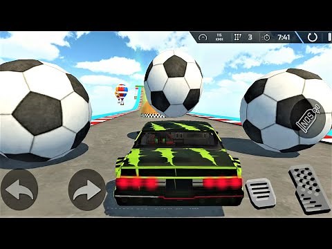 MEGA RAMPS ! Autorennen auf MEGA XXL Rampen ! Android Spiele - Gameplay