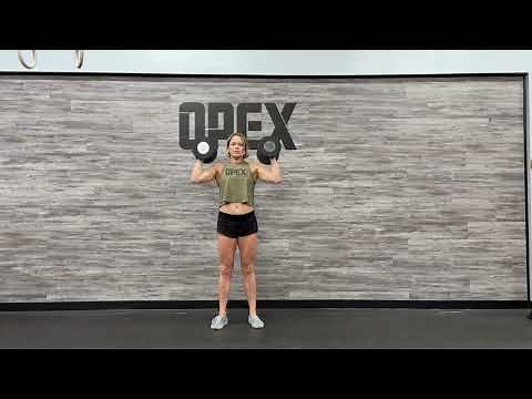 Dumbbell Hang Power Clean and Push Press