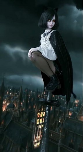 Maiden: Gothic Fantasy Anime with Moonlit Mystery & Cat-Eared Heroine