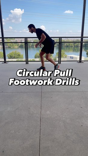 Circular Pull Footwork Drills The circular pull is a set up movement to enter into a variety of takedowns/throws. The goal is to make your opponent to take a step in order to create unbalance and put yourself in a more advantageous position to attack. Option 1: Side stepping with our back foot. Option 2: Side stepping with our front foot. Key Points: 1. Your grips can be a variety of bicep/tricep, collar ties and hand grips. 2. We’re only rotating 90 degrees on each pull which is all it takes to