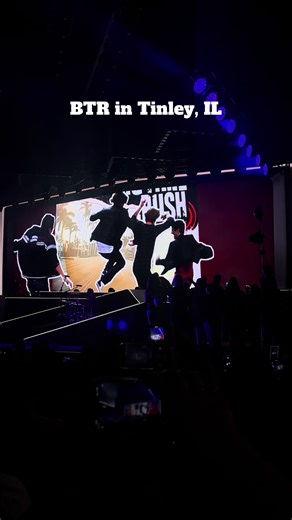 BTR Concert Experience in Tinley, Illinois