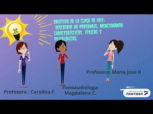describir un personaje con características físicas y psicológicas para 4 básico