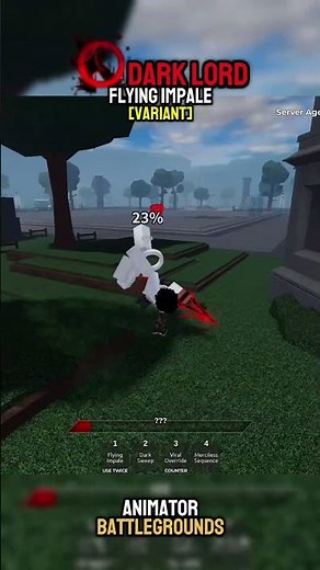NEW Dark lord Rework Showcase in THE New Update 0 | Animator Battlegrounds #roblox #fyp #jjs #tsb