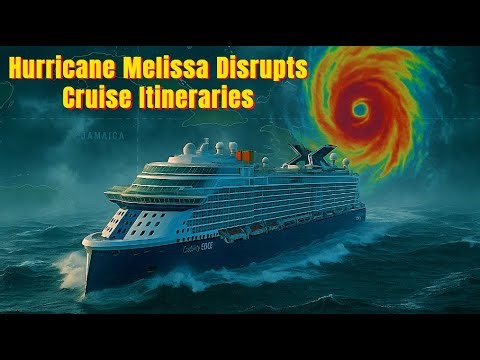 Cruise Ships Race to Escape Hurricane Melissa!