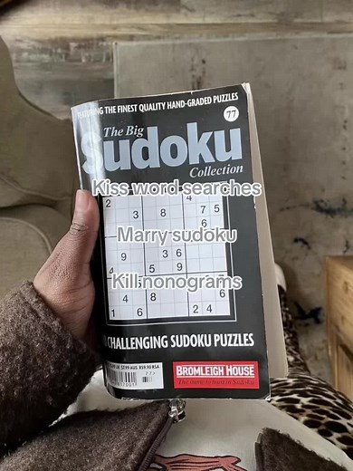 There's a reason they're called NOnograms #sudoku #wordsearch #nonogram #kissmarrykill