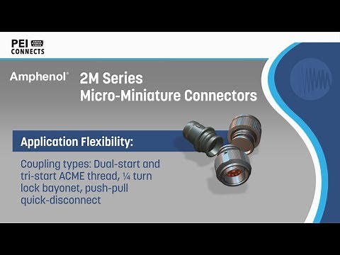 Amphenol 2M Series Micro-Miniature Connectors