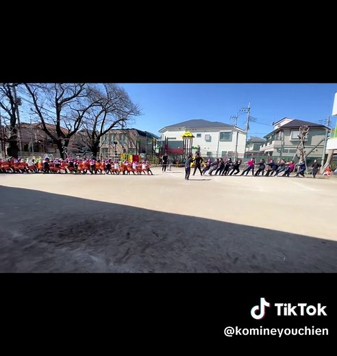 年中vs先生 幼稚園綱引き大会