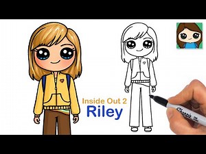How to Draw Riley | Inside Out 2