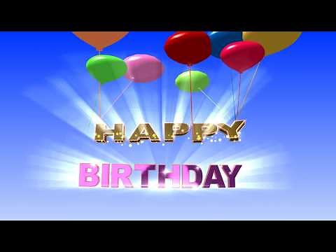 Happy Birthday! Background video animation hd