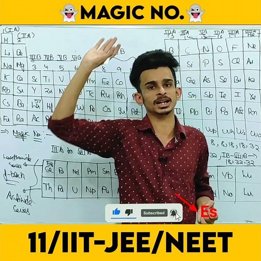 Magic of magic no. 👻💙 ( Atomic Number) #magicnumber #chemistry #jeemain #neet