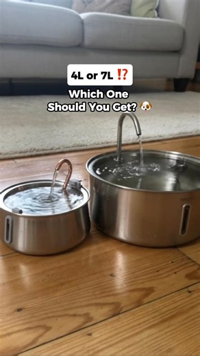This is the only dog fountain that ticks ALL the boxes! ✅4L= Smaller pups ✅7L= Big Guys ✅Premium stainless steel ✅Dishwasher Safe ✅Whisper Quiet Get yours today for 40% OFF 2 FREE gifts! (Limited time only) | Get Selene